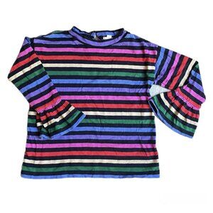 CrewCuts Rainbow Sparkly flare top size 10